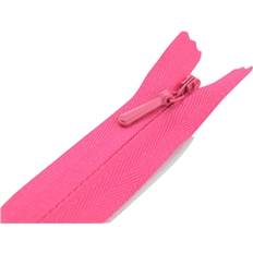Blixtlås YKK Dolt Blixtlås 20 cm Ej Delbar 4 mm Mörk Cerise
