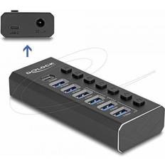 Usb hubb 3.2 gen 2 DeLock 64326 USB 3.2 Gen 2 Type-C 10000 Mbit/s