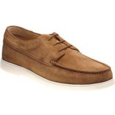 Loake Boat Shoes Loake Sardinia Rubber-Soled Deck Shoes - Chestnut Suede