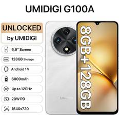 Umidigi G100A 8GB 128GB 6.9 Inch Dual Sim 20W Unlocked Android 14 Smartphone