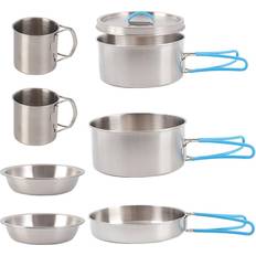 Tomshoo Outdoor Camping Cookware Set 2 People Stainless Steel
