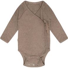 Bruna Bodys That's Mine Becca Rib Omlottbody - Brown Melange