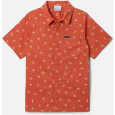 Orange Shirts Columbia Boys Rapid Rivers Printed Short Sleeve Shirt - Orange