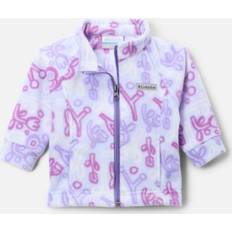 Babies Fleece Jackets Children's Clothing Columbia Girls Infant Benton Springs II Printed Fleece Jacket - Purple