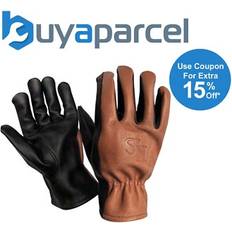 Brown Work Gloves Kent & Stowe Sure Soft Leather Gloves - Medium