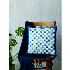 Handarbetskits Permin Broderikit Bl� Rutor 38 x 38 cm