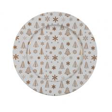Versa Christmas Metal Underplate 33 x 1.5 x 33 cm Decoration