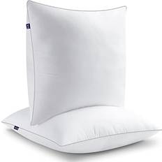 Kopfkissen 80x80 Anpassbare Faserfüllung 1500g x 2 Dunpude