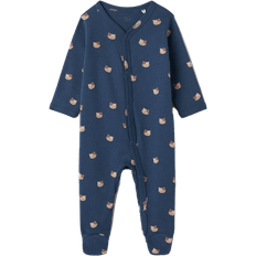 RIKIKI Pyjamas Med Tryckknappar Alex Sovplagg - Blå