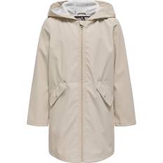 Beige Rainwear Kids Only Girls Elisa Raincoat - Silver Lining