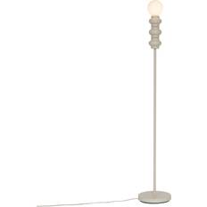 QAZQA Golvlampor & Markbelysning QAZQA Retro Beige Med Matt Glas Golvlampa