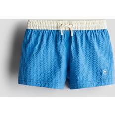 H&M Seersucker Swim Shorts - Bright Blue
