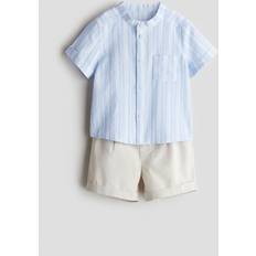H&M Baby 2-Piece Shirt And Shorts Set - Blue