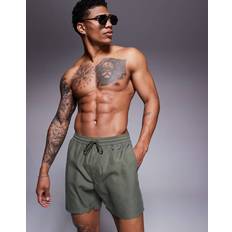 Swim Shorts In Mid Length - Khaki