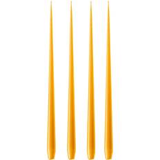 Ester & Erik Inredningsdetaljer Ester & Erik Ljus 42 cm 4-pack Lackad 85 Mango Gul Stearinljus