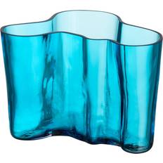Turkis Vaser Iittala Alvar Aalto 140 mm Turkis Vase