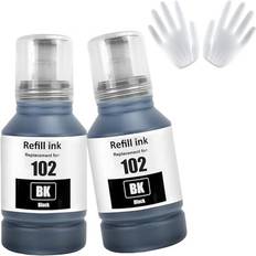 ASEKER Ink Bottles 2 Compatible - Black