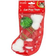 Stockings Christmas 3 Piece Cat Play Toys Stocking