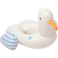 Sunnylife Uppblåsbar Badring Seagull Blue Stripe