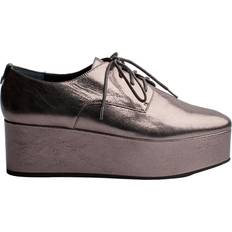 Silver Oxford Calvin Klein Women's Platform Oxford Shoes - Silver