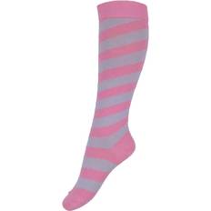 Knästrumpor - Candy Stripe - Rosa Kosmos