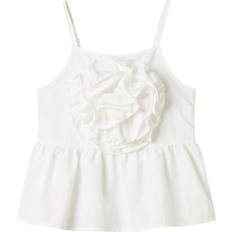 Hvid Toppe Børnetøj Name It Top Strap NkfFylona - Bright White