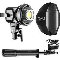 GVM LED Videoleuchte mit Softbox 80W