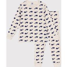 S Night Garments Petit Bateau Sleepsuits Bordeaux - Beige