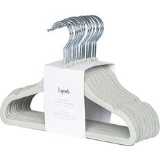 3 Sprouts Non-Slip Velvet Hangers for Baby Clothes Pack of 30
