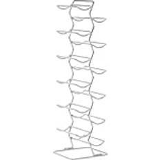 Amazon Basics Weinregal im Modernen Stil für 12 Flaschen 74 cm Chrom Vinreol