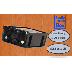Black Box Really Useful Plastic 50l 440mm x 710mm x 230mm Storage Box