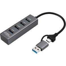 MicroConnect 4 x USB 3.2 Gen 1 Hub