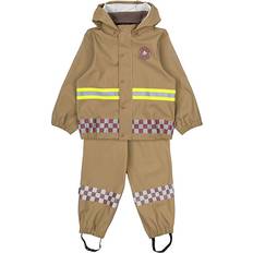 Mikk-Line Rain Set Firefighter With Susp - Polyurethan