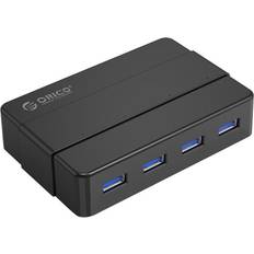 Orico H4928-U3 ABS High Speed 4 Ports USB 3.0 Hub with 12V Power Adapter