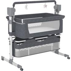 Bedside Crib Magic ZC Baby Bedside Crib Multifunctional Infant Bedside Sleeper