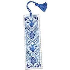 Delft Blue Bookmark Cross Stitch Kit