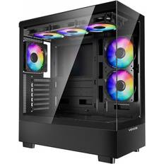 VEVOR Mid-Tower ATX PC Gaming Case with 6 x 120 mm PWM ARGB Fans