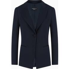 Women Blazers Emporio Armani Icon Chevron Blazer - Blue