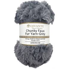 Divante Divante Faux Fur Yarn Grey