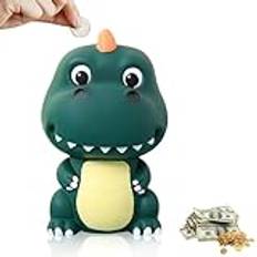 Nizirioo Dinosaurie Spargris Barn PVC Material