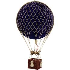 Other Decoration Kid's Room Authentic Models Royal Aero Air Balloon Velvet Ø32 cm Blue