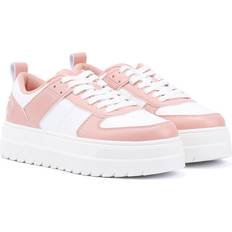 HUGO Lyssa Tennis Women's Trainers - White/Pink