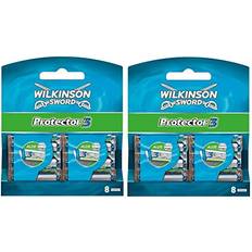 Wilkinson Sword Razors & Razor Blades Wilkinson Sword Protector 3 Pack of 16 Refills of 3 Razor Blades for Men