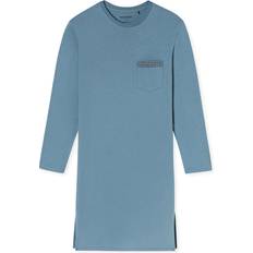 Nachthemden Schiesser Nachthemd Graphit - Blauw