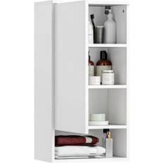 HOMCOM Höngeschrank Wandschrank mit T&FC ren 40 x 27 x 77 cm
