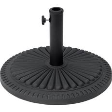 Basi per ombrelloni OutSunny Base Ombrellone Rotonda 14kg per Pali da 35-38-48mm