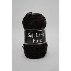 Svarta Fåret Soft Lama Fine Garn Babylama 50 g