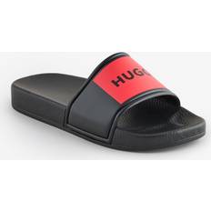 Kids' Slides With Logo-Badge Print
