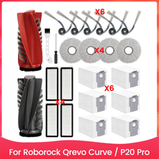 Vacuum Cleaner Accessories Melitt Qrevo Curve P20 Pro Vacuum Cleaner Main Side Brushes
