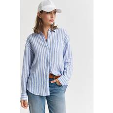 Gant Women Clothing Gant Women Relaxed Fit Striped Linen Shirt - 46